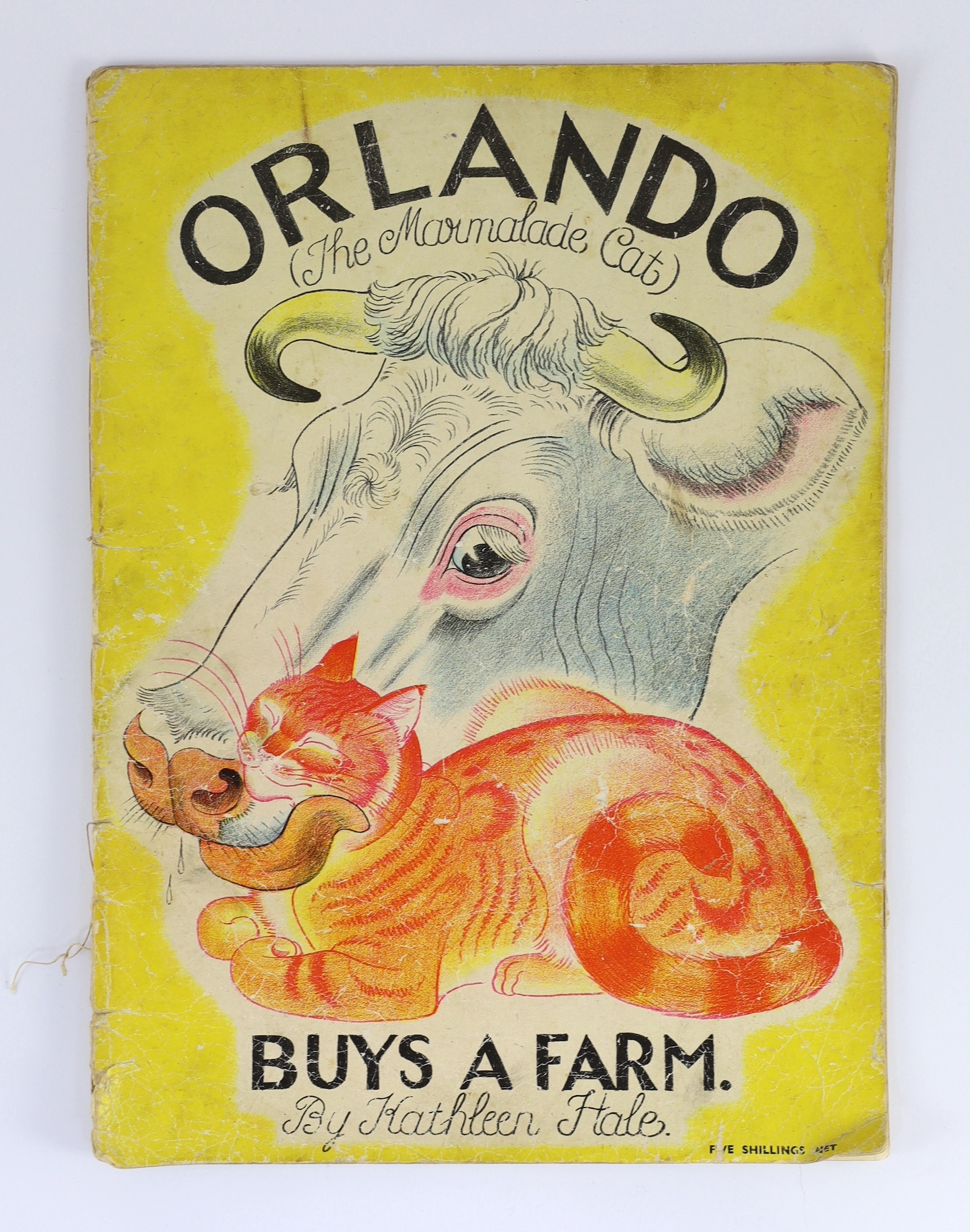 Hale, Kathleen - Orlando ... Buys a Farm. First edition, Country Life & NY., Transatlantic Arts, 1942; (Same Author) - Orlando ... A Camping Holiday. Country Life & NY., Charles Scribner's Sons